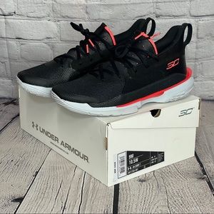 Under Armour Curry 7 Black Pitch Basketball Shoes